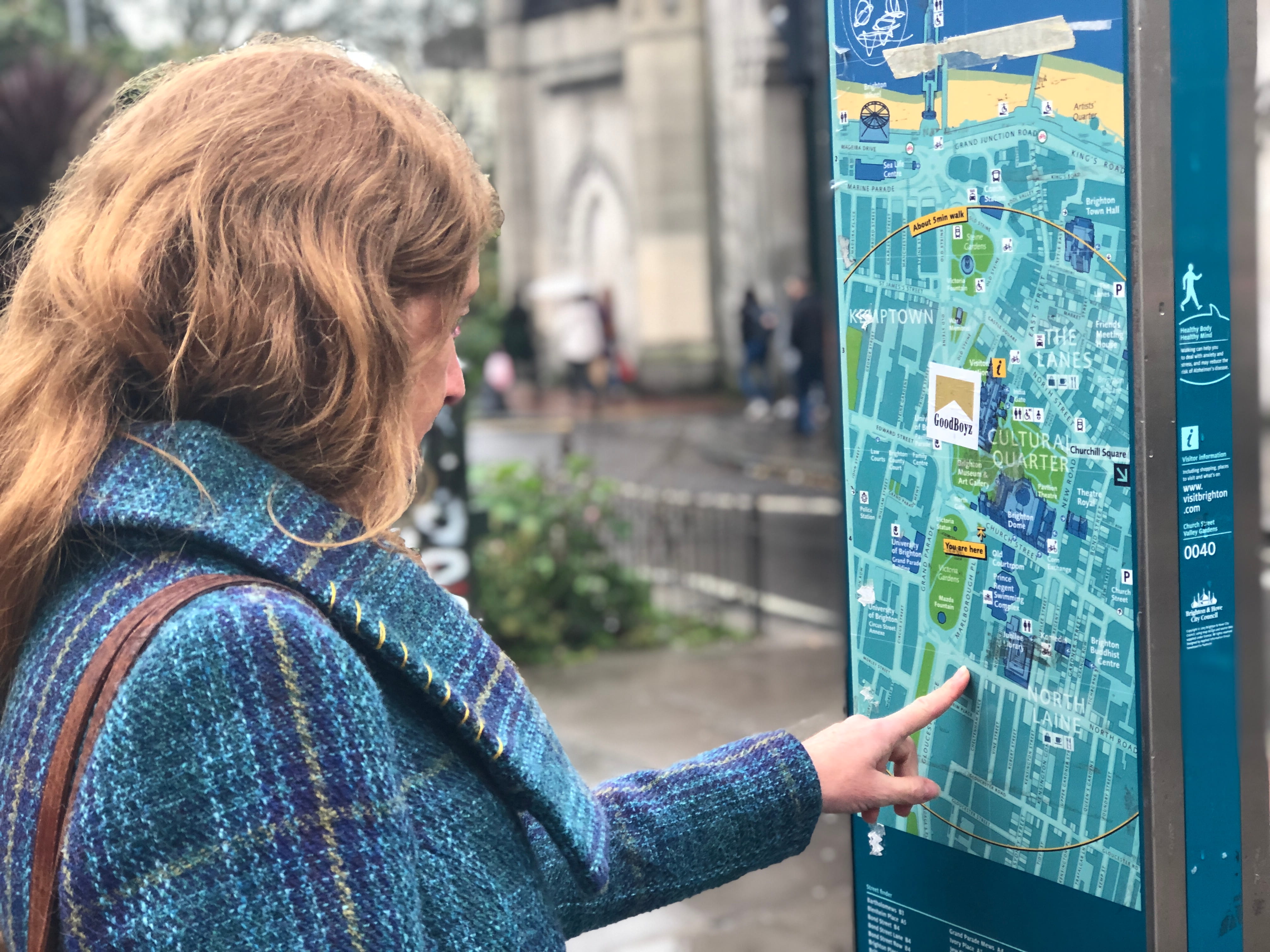 Brighton and Hove city wayfinding, photograph 2