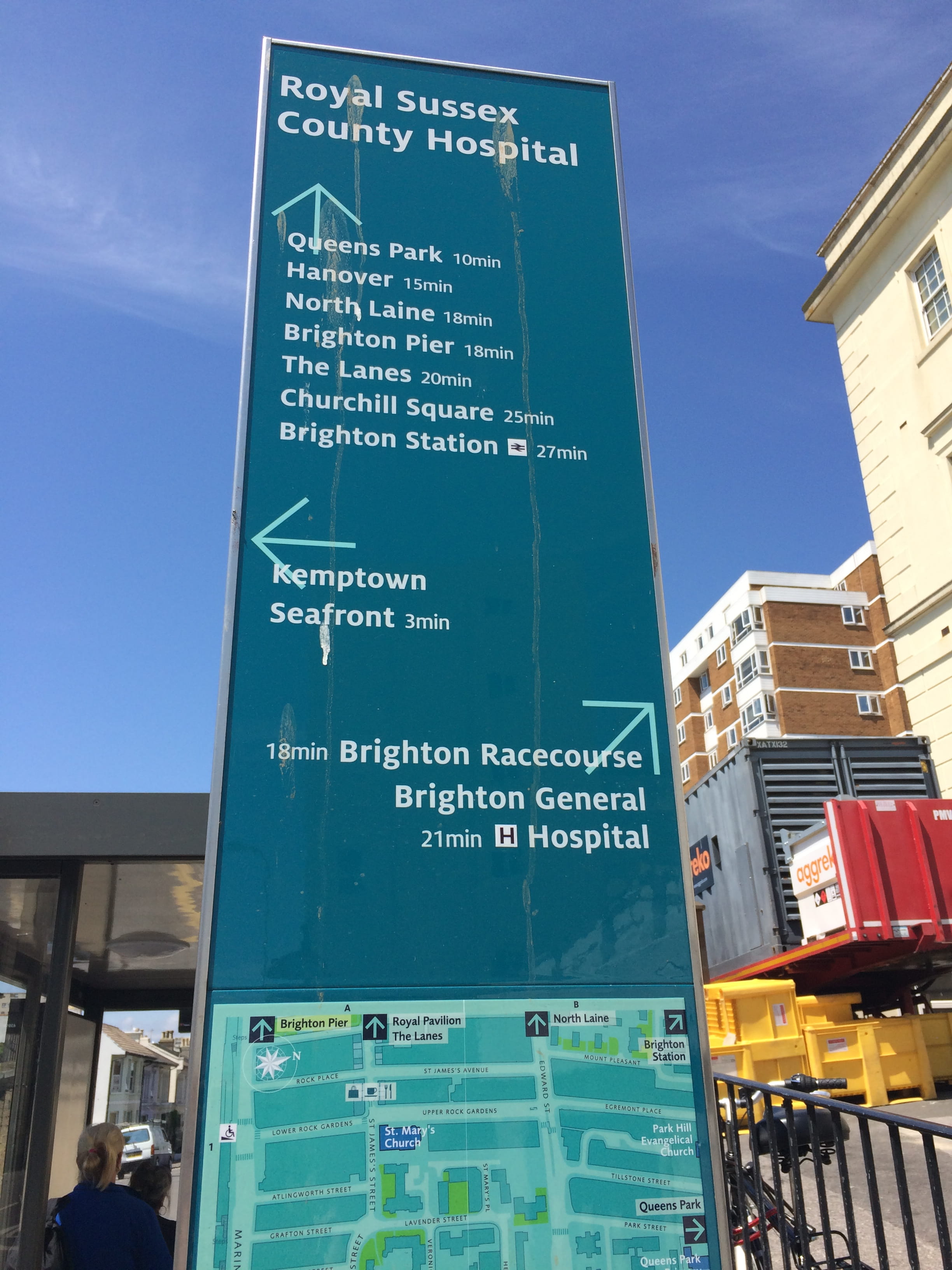 Brighton and Hove city wayfinding, photograph 3
