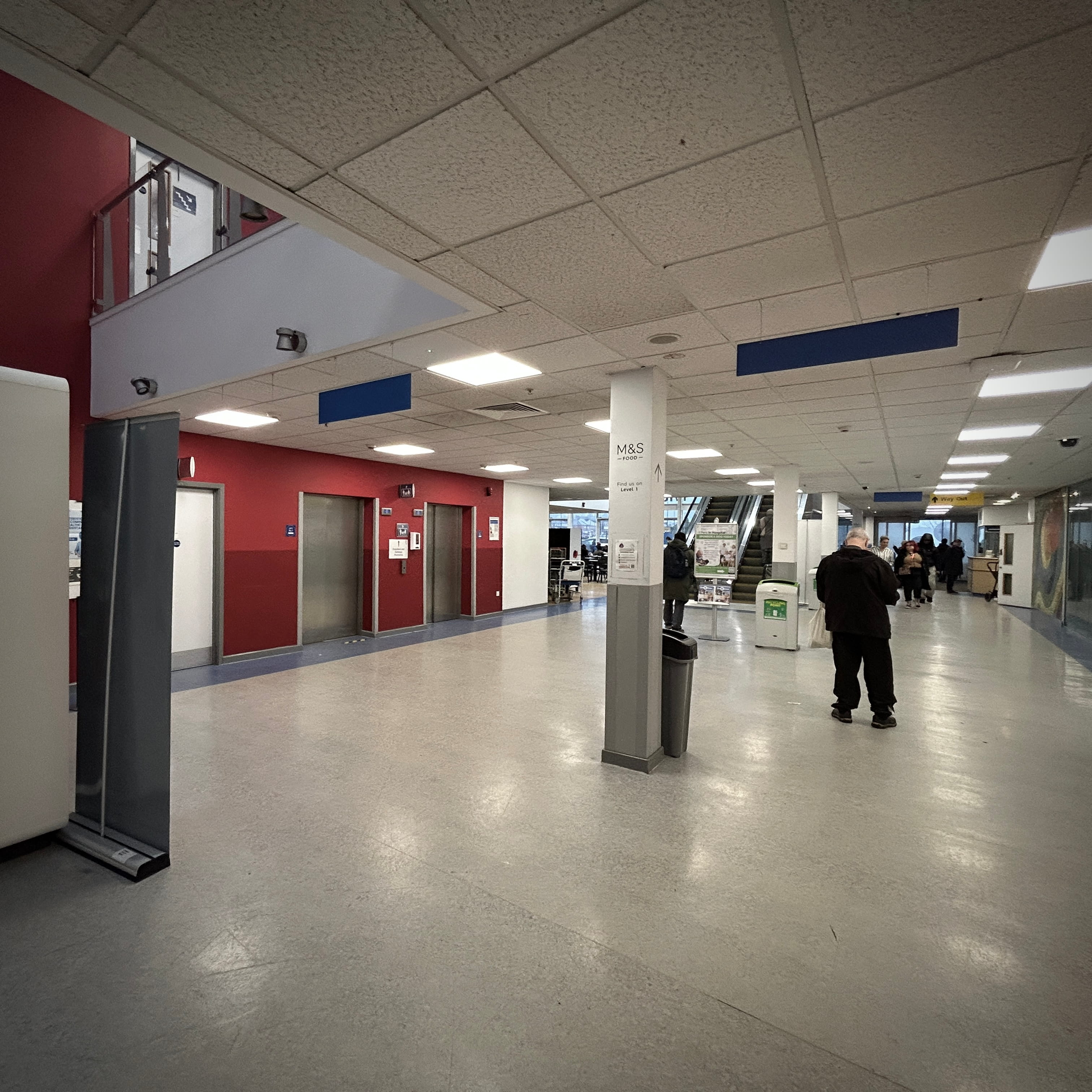 NHS hospital wayfinding, photograph 2