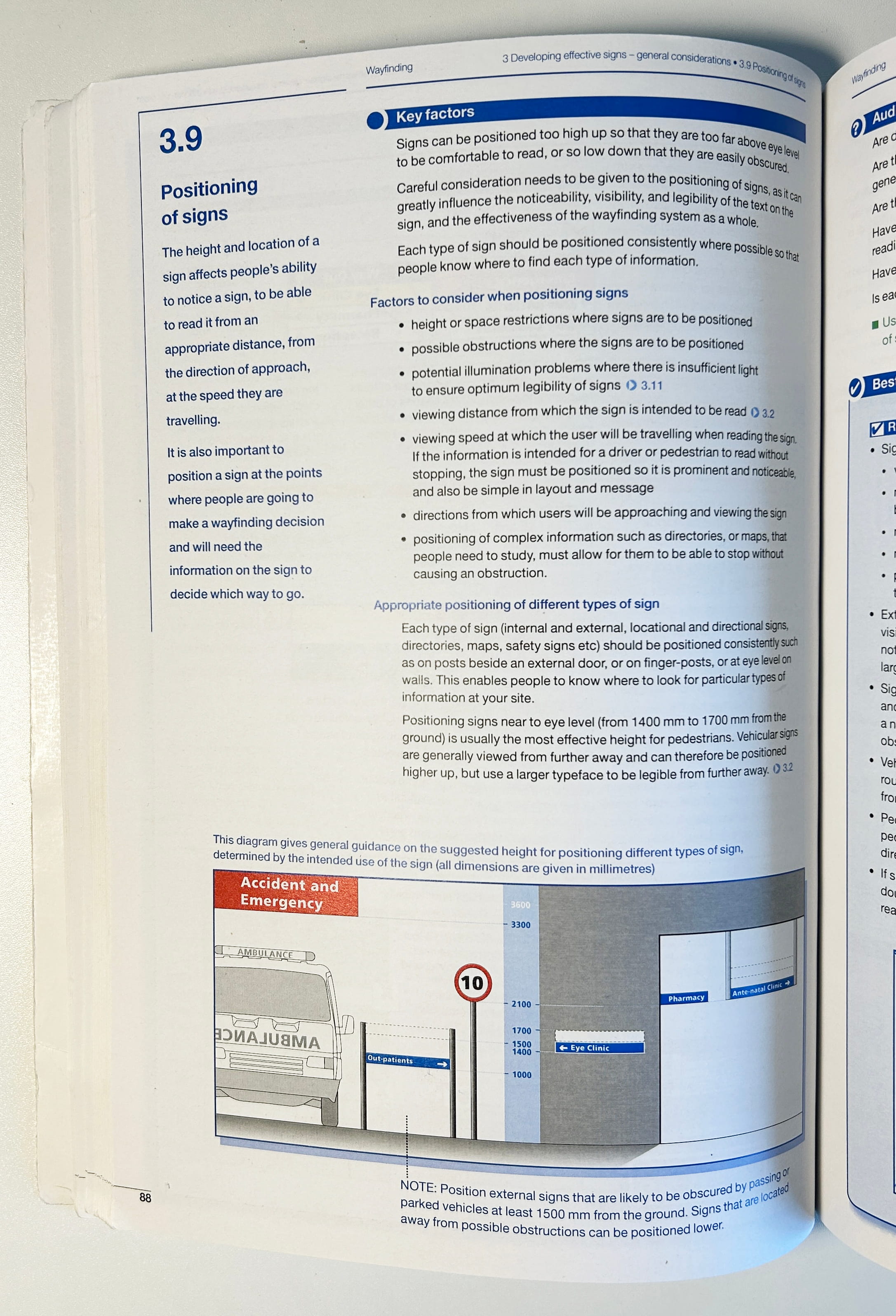 NHS England wayfinding guidance, photograph 2