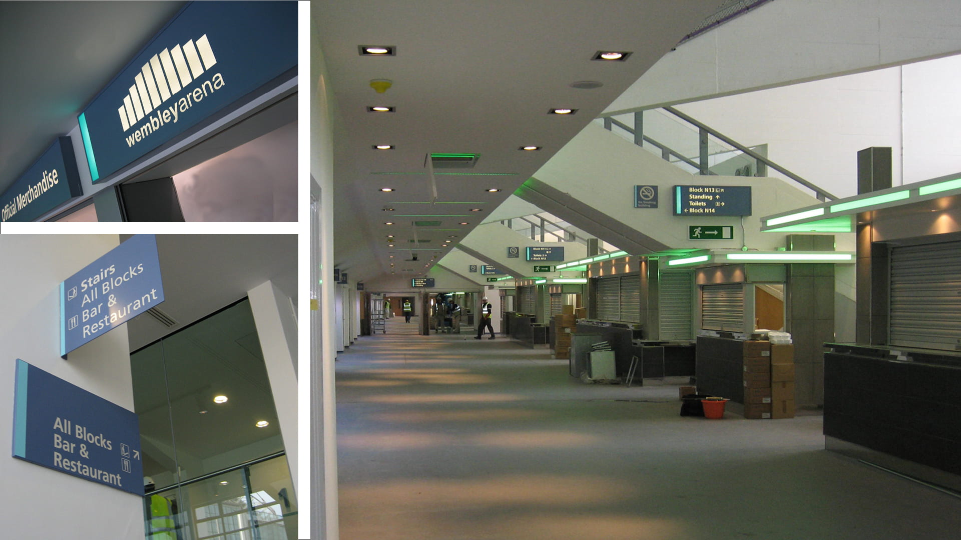 Wembley Arena venue signage, photograph 4